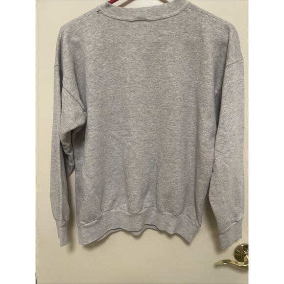 vintage UNIVERSITY OF NORTH DAKOTA CREWNECK SWEATSHIRT Bison 1980 M/L - Picture 9 of 9